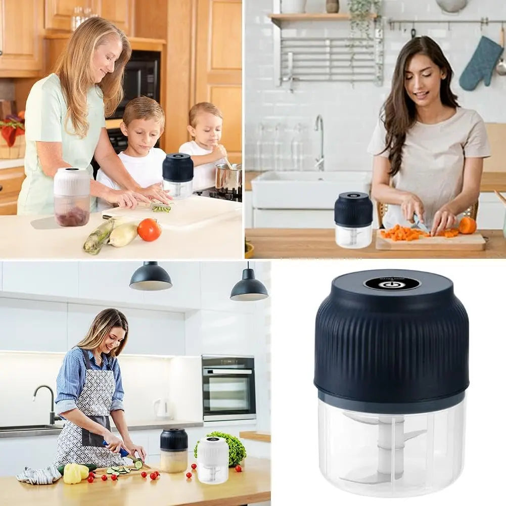 ⚡ Cordless Mini Food Chopper|Chop, Mince & Blend in Seconds
