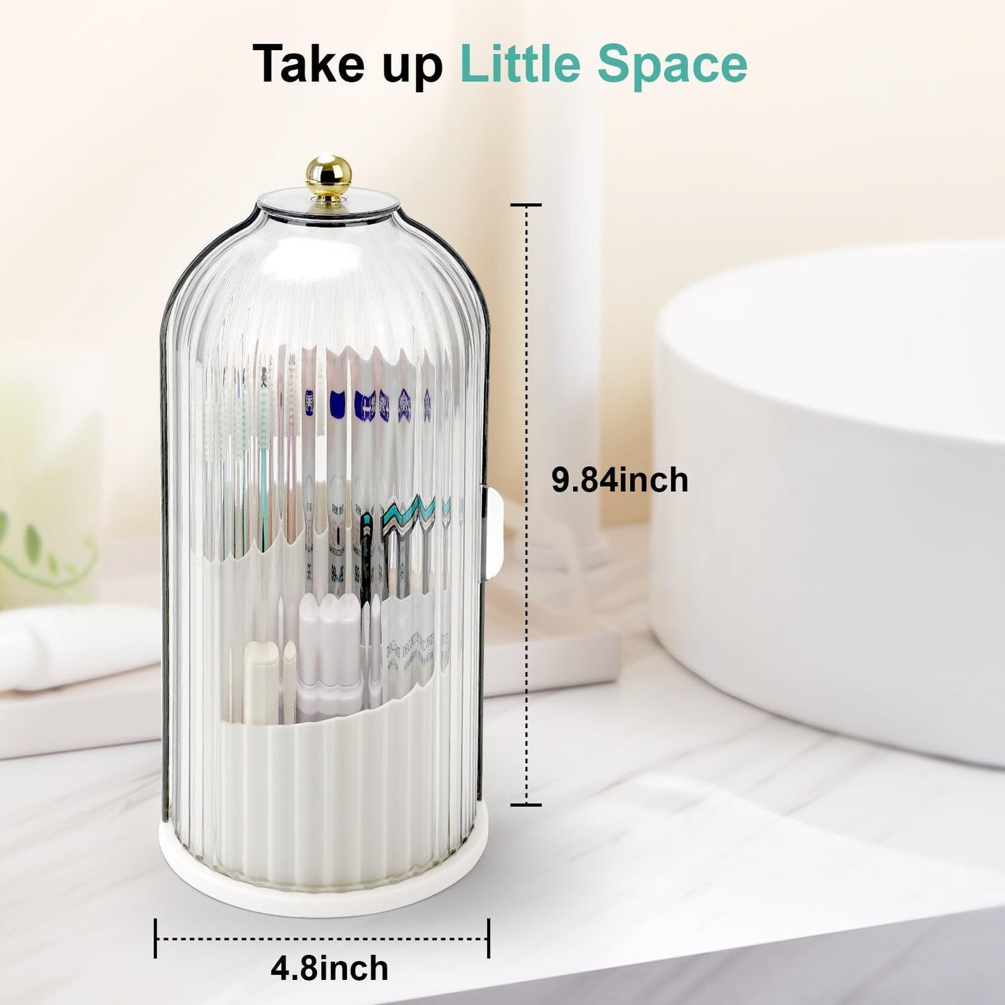 🔥💞LAST DAY 75% OFF ✨✨Sliding Lid Toothbrush Organizer