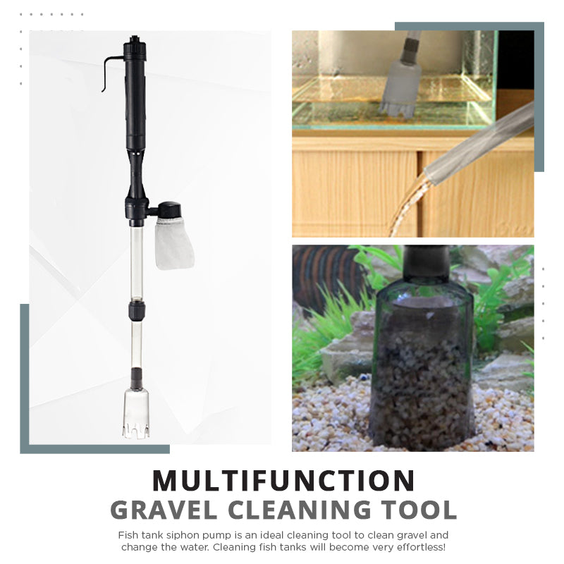 ๐ Battery-Powered Gravel Cleaner with Filter Bag