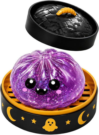 🎃LAST DAY 50% OFF ✨Orodira® Halloween Steamed Bun Squishy Mystery Box Toy