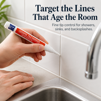 🔥✨LAST DAY 75% OFF ✨Anti-mould and waterproof joint pen for ceramic tiles