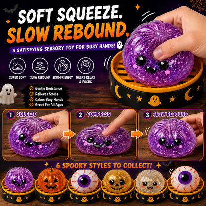 🎃LAST DAY 50% OFF ✨Orodira® Halloween Steamed Bun Squishy Mystery Box Toy