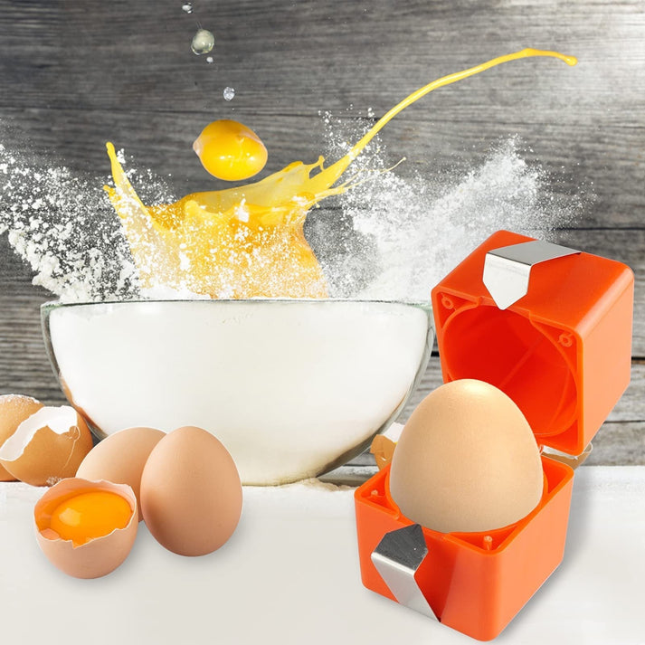 🥚 Quick Egg Cracker Tool – Cleaner Easier Egg Opening