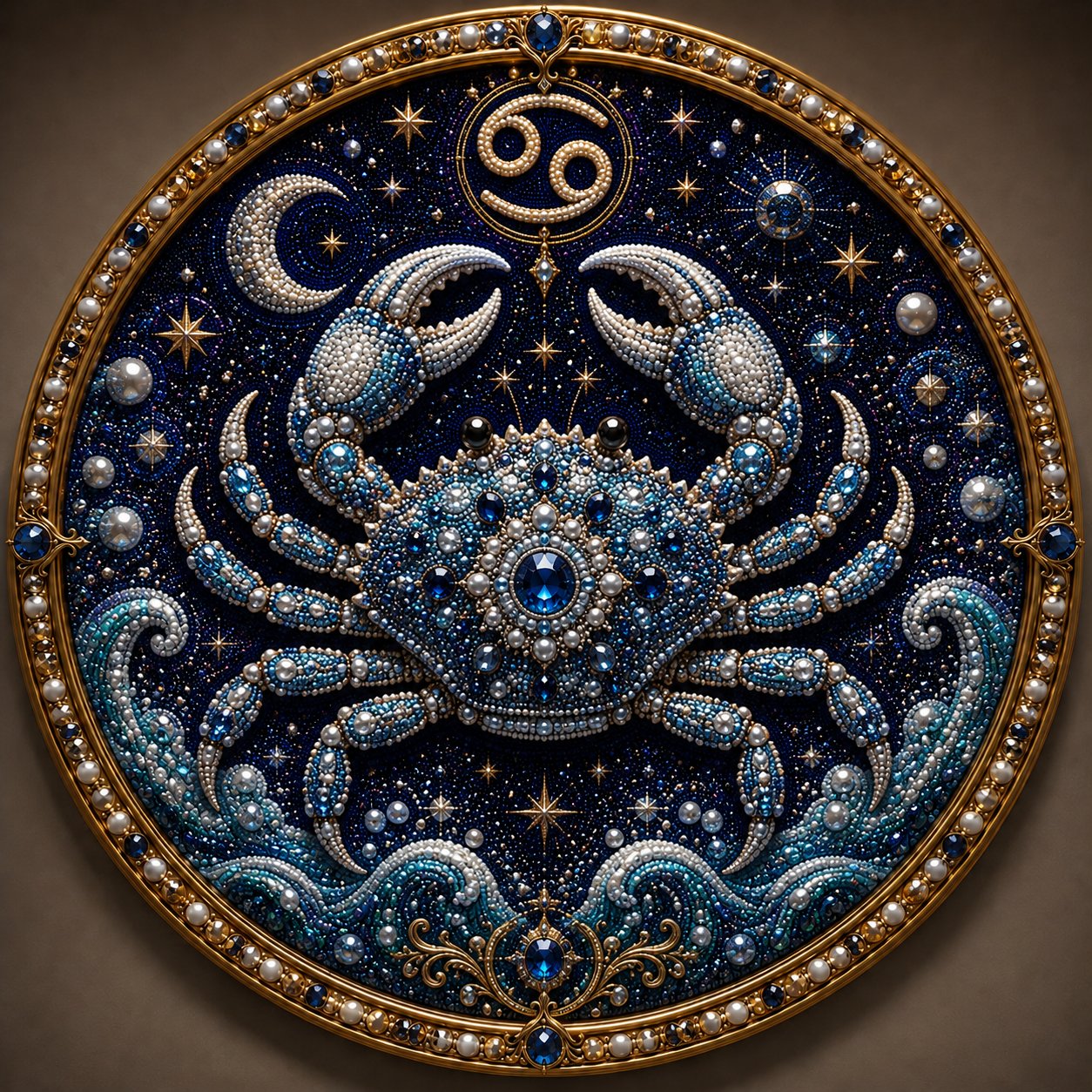 ♈ 12-Sign Zodiac Pearl Art DIY Kit – Create Your Sparkling Sign UPSELL