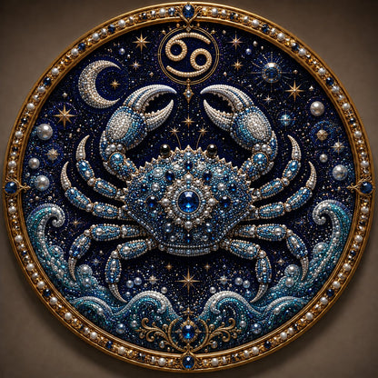 ♈ 12-Sign Zodiac Pearl Art DIY Kit – Create Your Sparkling Sign UPSELL