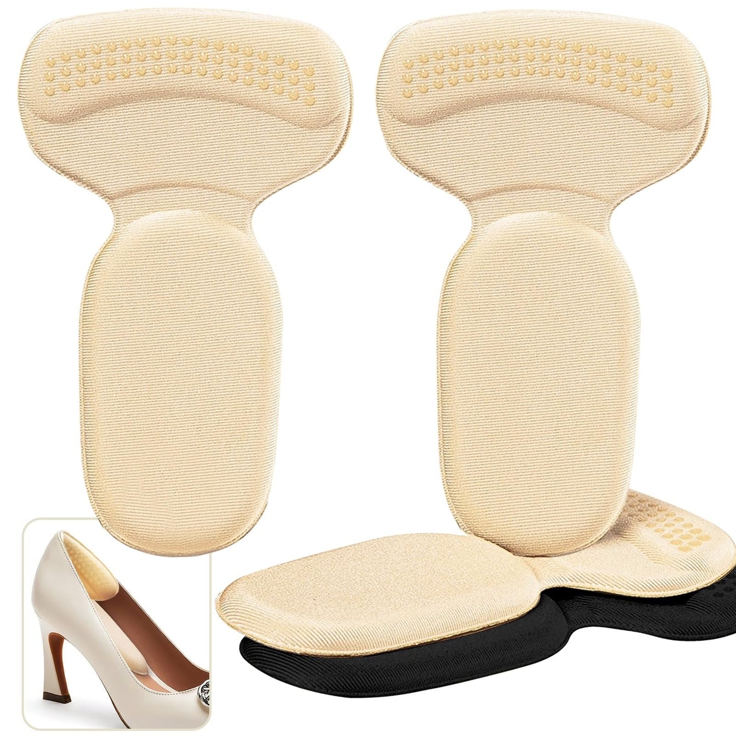 👠 Anti-Slip Heel Cushion Pads – Better Fit Less Rubbing