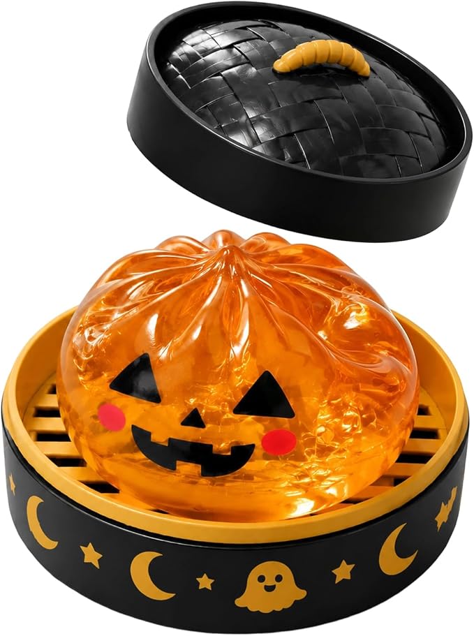 🎃LAST DAY 50% OFF ✨Orodira® Halloween Steamed Bun Squishy Mystery Box Toy