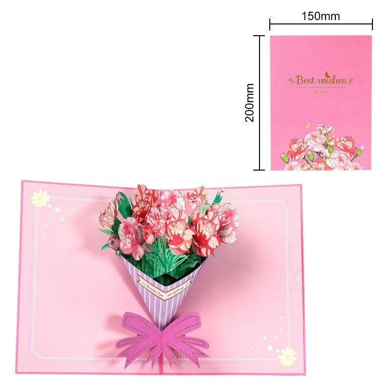 💞LAST DAY 75% OFF ✨Paper Love Mother's Day Card, Happy Mothers Day Pop Up Card 3D Design