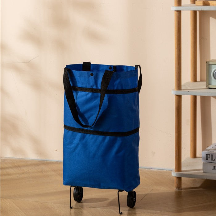 Orodira®🛒 Foldable 2-in-1 Rolling Shopping Bag