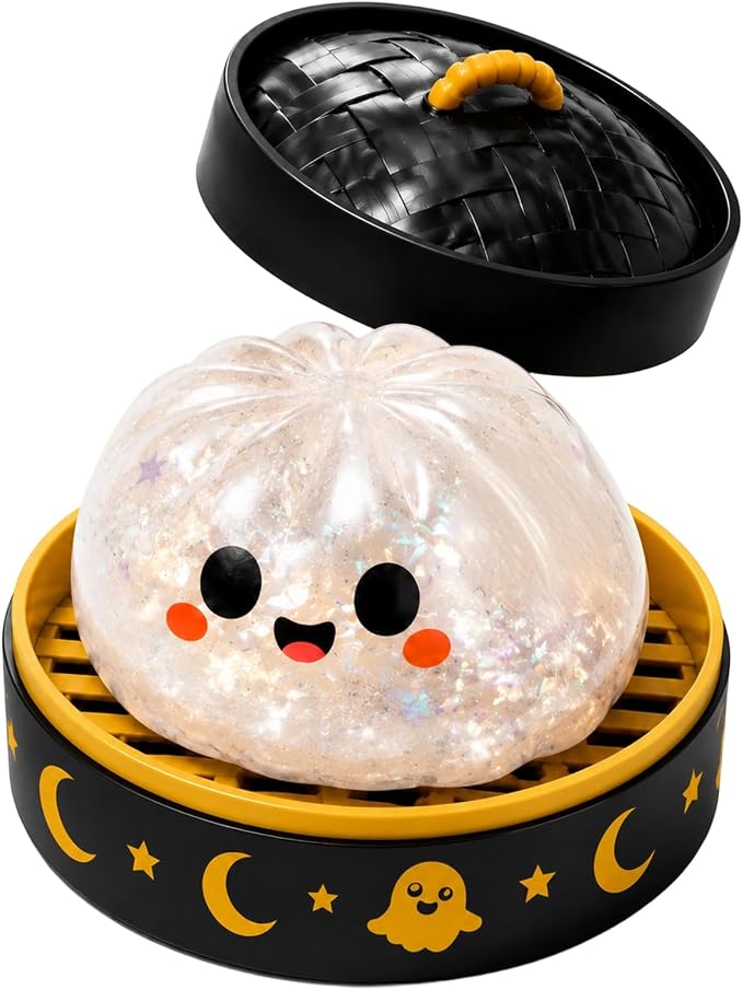🎃LAST DAY 50% OFF ✨Orodira® Halloween Steamed Bun Squishy Mystery Box Toy