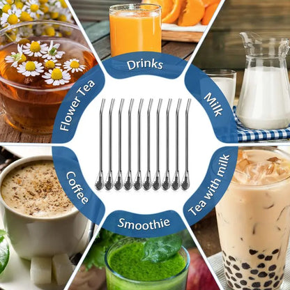 🥄 2-in-1 Straw Spoon – Sip, Scoop & Clean With Ease UPSELL