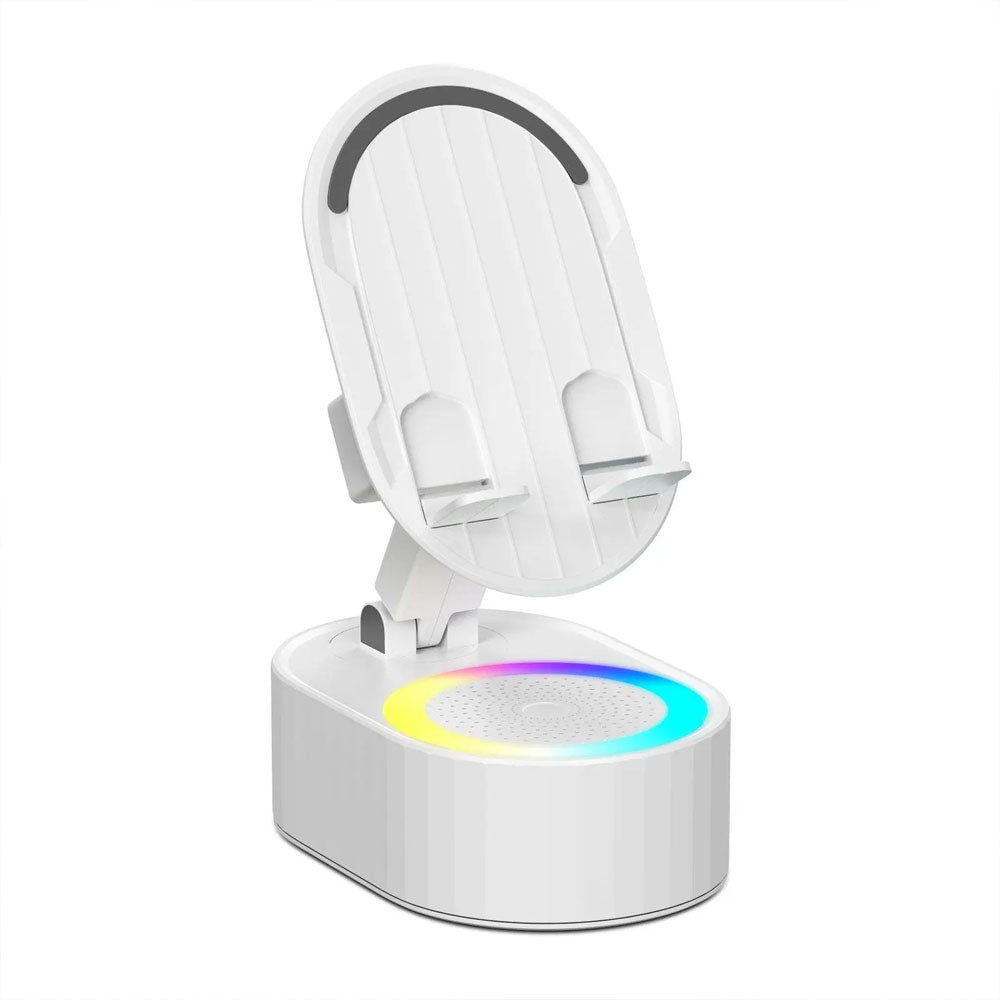 🔥Hot Sale 50% OFF🏆5-in-1 Wireless Speaker, Phone Holder & Ambient Light