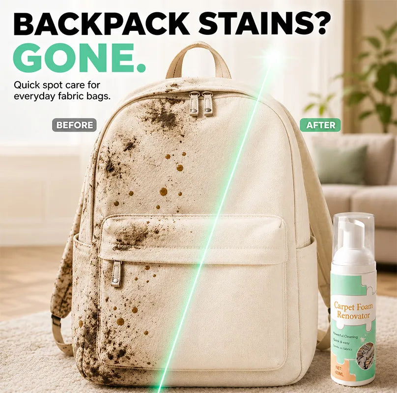 ⏳ FINAL 24 HOURS · 50% OFF🫧 Waterless Carpet Foam Stain Remover with Towel