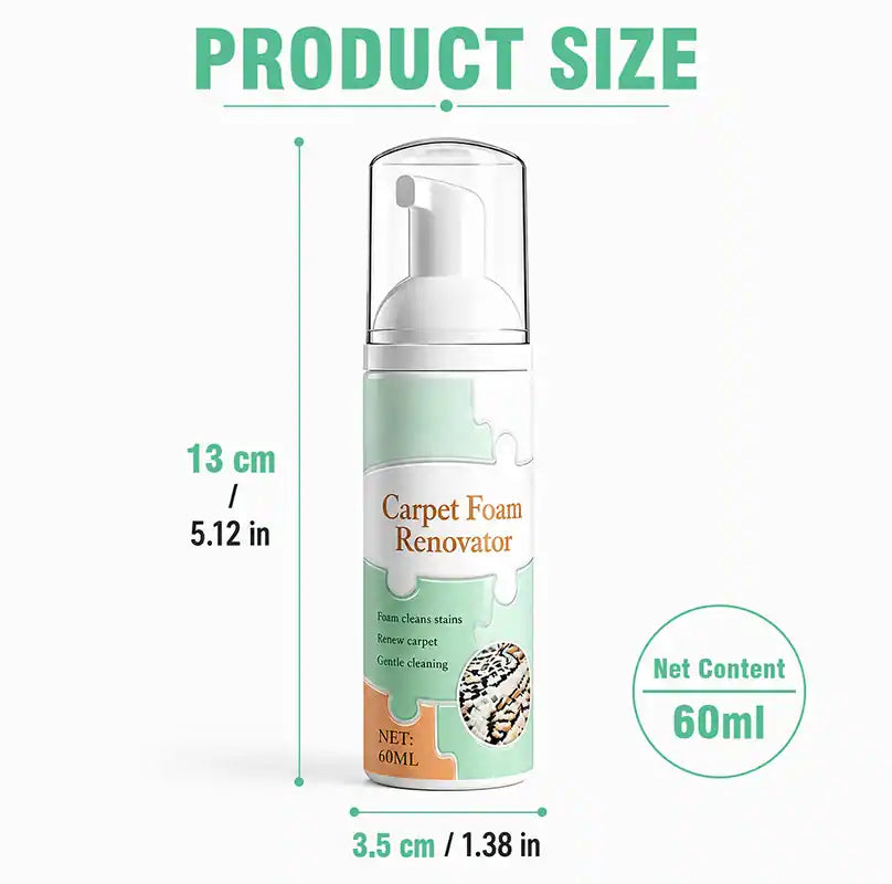 ⏳ FINAL 24 HOURS · 50% OFF🫧 Waterless Carpet Foam Stain Remover with Towel