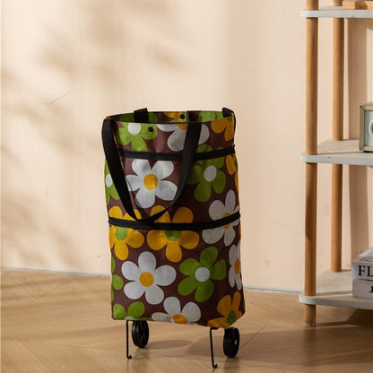 Orodira®🛒 Foldable 2-in-1 Rolling Shopping Bag