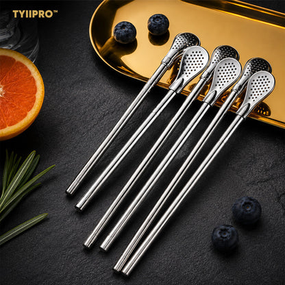 🥄 2-in-1 Straw Spoon – Sip, Scoop & Clean With Ease UPSELL