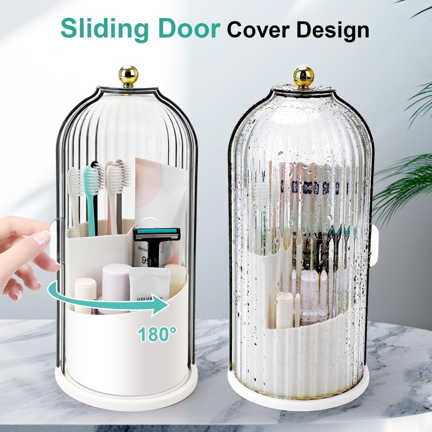 🔥💞LAST DAY 75% OFF ✨✨Sliding Lid Toothbrush Organizer
