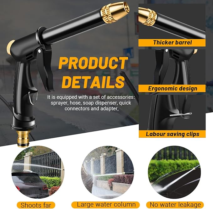 ✨Last Day 75% OFF💦Orodira®Powerful High-Pressure Home Car Wash & Garden Sprayer