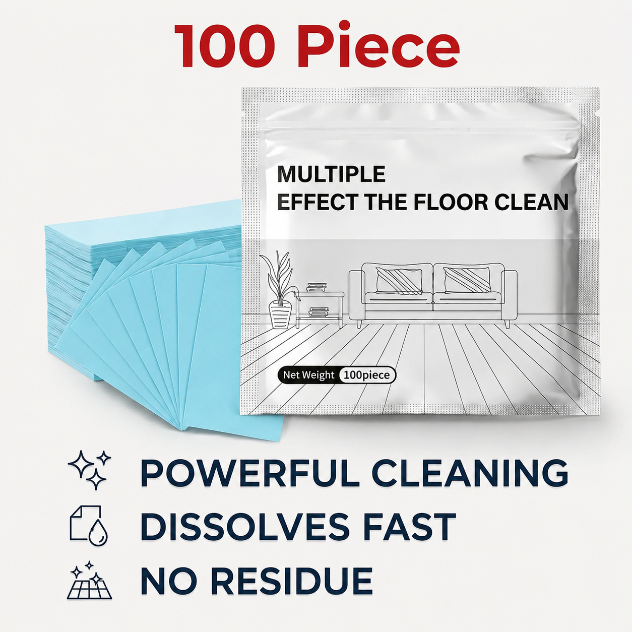 💞LAST DAY 50% OFF ✨IMulti-Surface Antibacterial Cleaner for Hardwood, Tile & Laminate