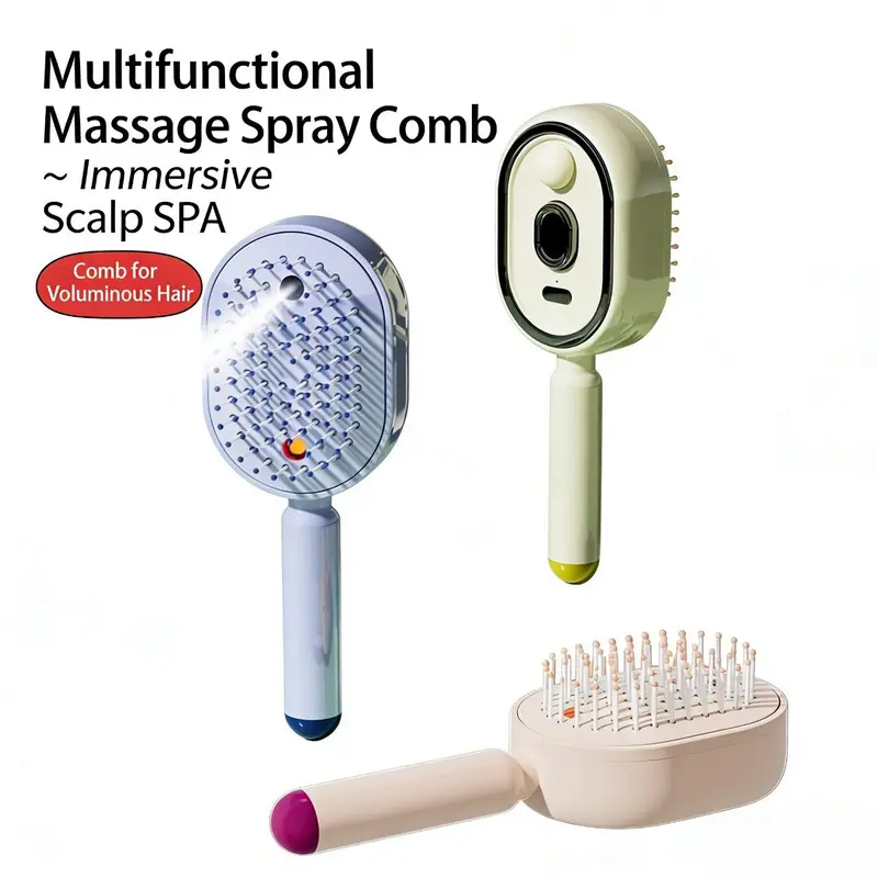 🔥Day Sale 75% OFF🔥Electric Spray Air Cushion Massage Comb