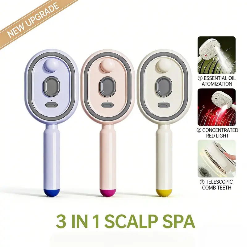 🔥Day Sale 75% OFF🔥Electric Spray Air Cushion Massage Comb
