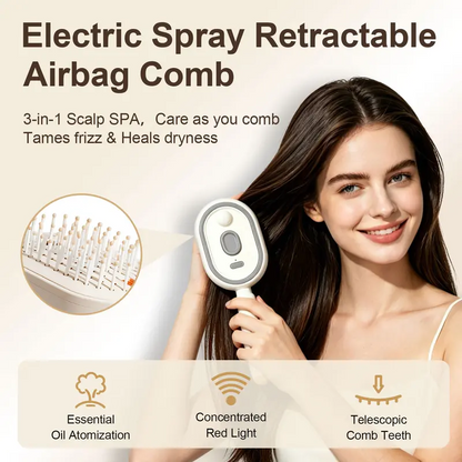 🔥Day Sale 75% OFF🔥Electric Spray Air Cushion Massage Comb
