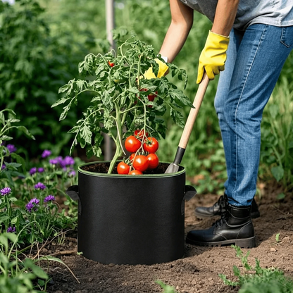 🌱Last Day 50% OFF 🪴Gallon Grow Bags – Heavy Duty Aeration Fabric Pots with Handles for Vegetables, Flowers & Fruits