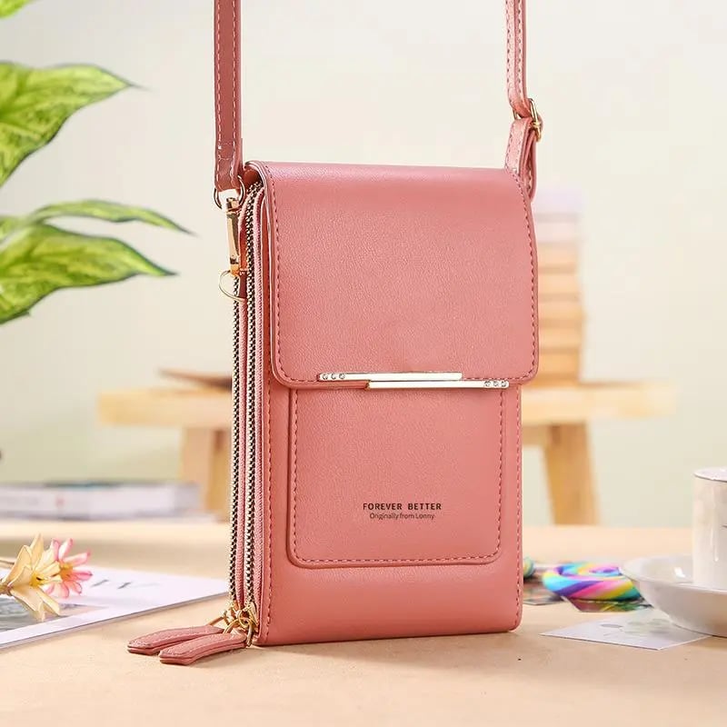 💞LAST DAY 50% OFF ✨👜📱Orodira® Simple and elegant women's touchscreen crossbody phone wallet