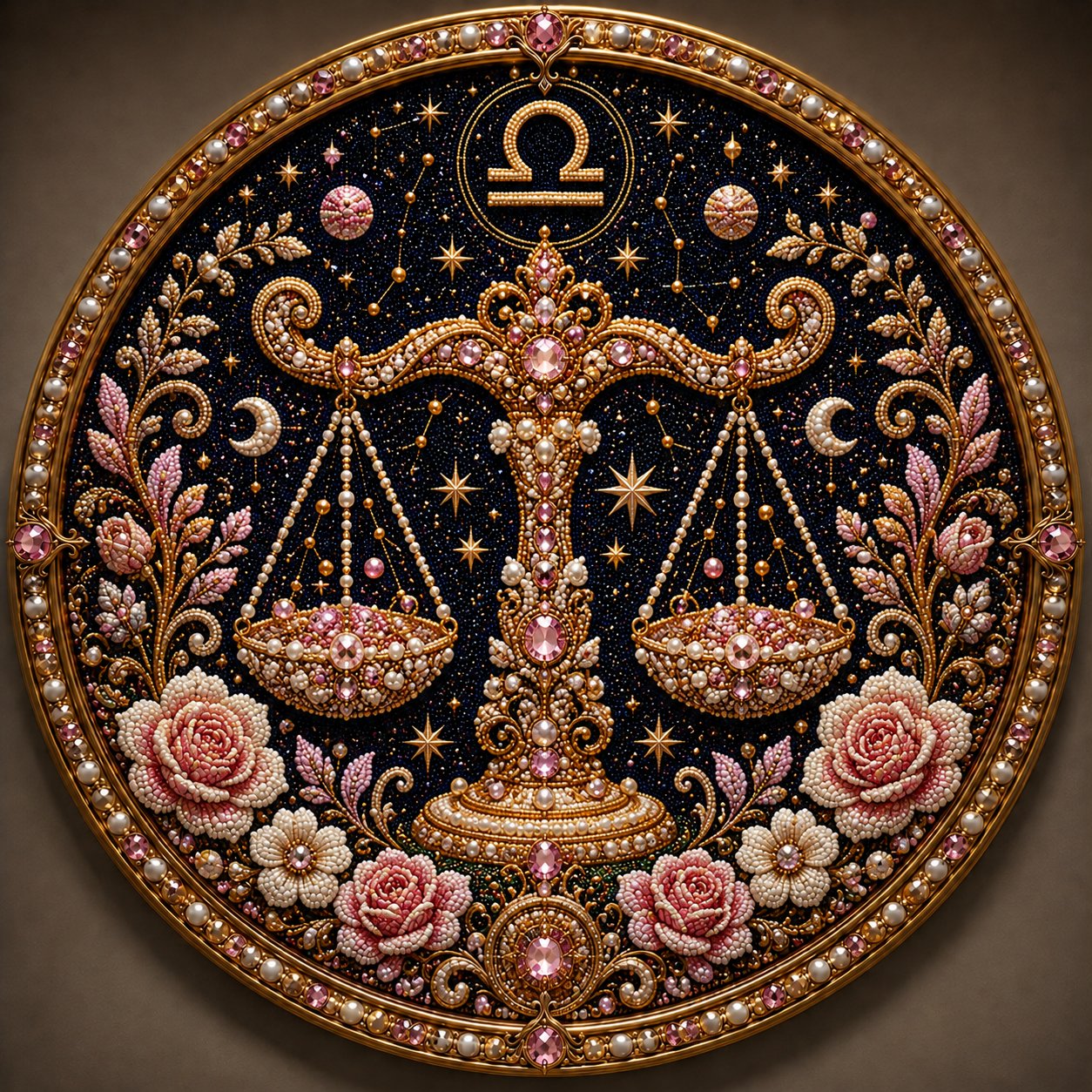 ♈ 12-Sign Zodiac Pearl Art DIY Kit – Create Your Sparkling Sign UPSELL