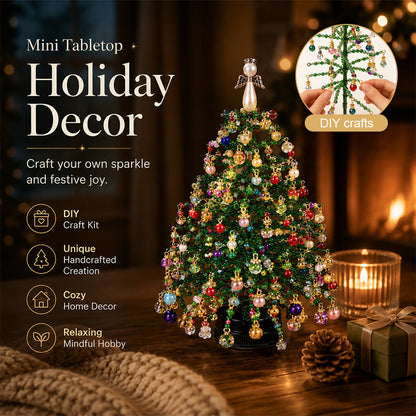 🎄 DIY Beaded Christmas Tree Kit – 5 Unique Styles UPSELL