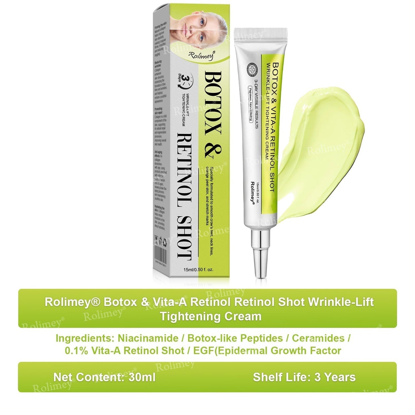 Botox & Vita A Retinol Shot Wrinkle - Lift Tightening cream