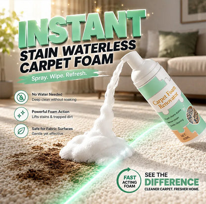 ⏳ FINAL 24 HOURS · 50% OFF🫧 Waterless Carpet Foam Stain Remover with Towel