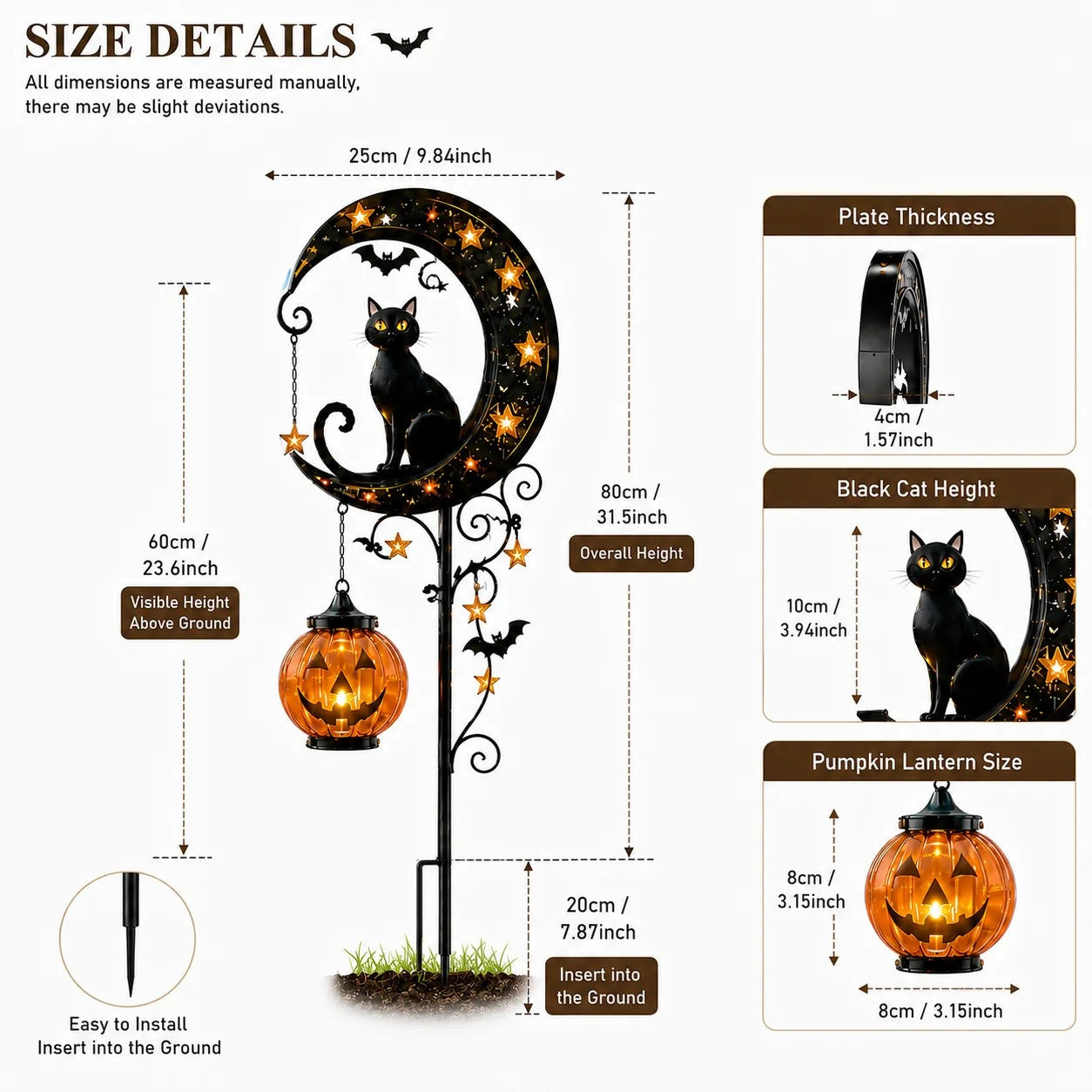 Orodira® 🎃 Halloween Early Bird Sale | 75% OFF Pumpkin Moon Garden Stake Light