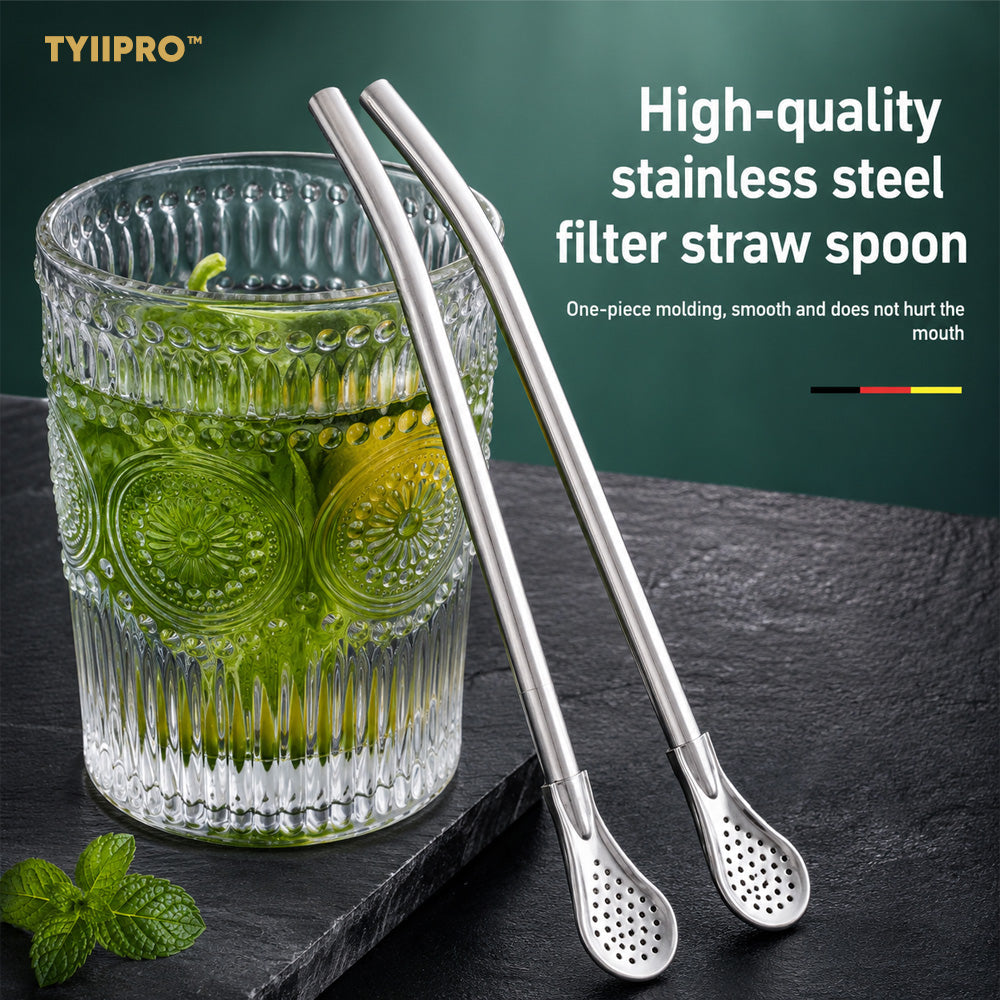 🥄 2-in-1 Straw Spoon – Sip, Scoop & Clean With Ease UPSELL