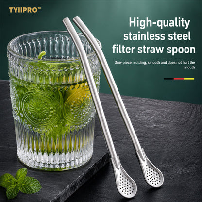 🥄 2-in-1 Straw Spoon – Sip, Scoop & Clean With Ease UPSELL