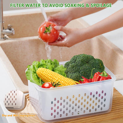 💷Food Saver Fridge Containers – See Your Fresh Produce Before It Goes Bad