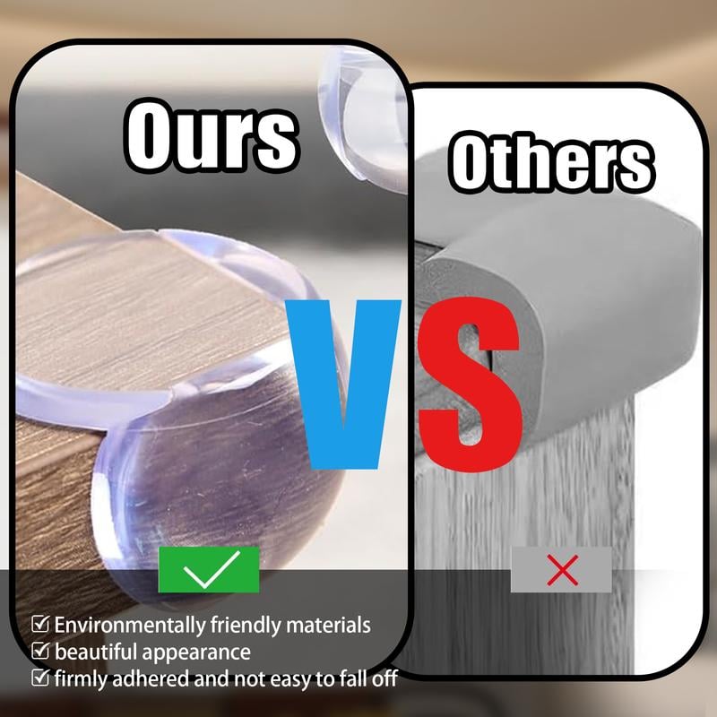 🛡️ Clear Furniture Corner Guards – Cushion Sharp Edges