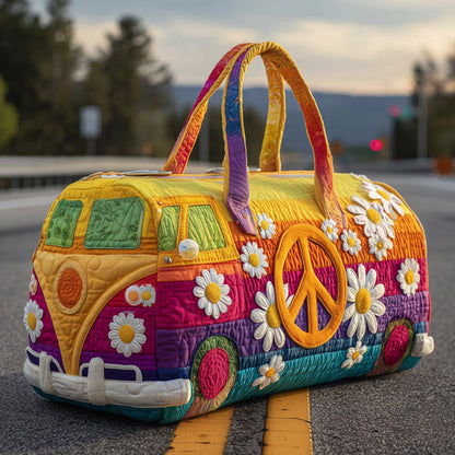 💞LAST DAY 50% OFF ✨Orodira® Hippie Journey Quilted Duffle Bag 3