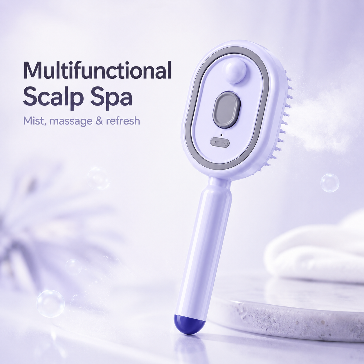 🔥Day Sale 50% OFF🔥Electric Spray Air Cushion Massage Comb