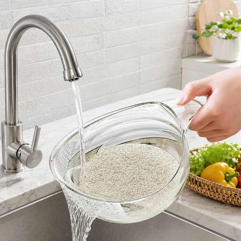 🔥💕LAST DAY 50% OFF ✨Orodira® Multipurpose rice washing strainer bowl