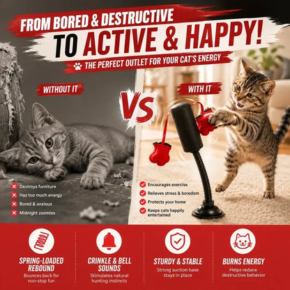Orodira® Interactive Cat Punching Bag Toy