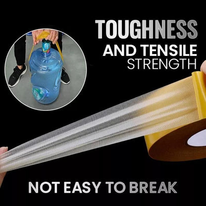 ✨Mesh Magic Double Sided Tape🥳|Zero Wall Damage Washable Reusable Heavy Duty Tape, 120°F Heat Resistant 100% Waterproof No Drill Adhesive Strips Replace Foam Tape & Nails❌🔨-8HJ9