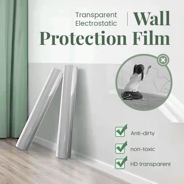 Orodira®✨Self-Adhesive Transparent Electrostatic Wall Protection Film