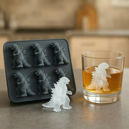 Orodira®🐮Mini Highland Cow Ice Cube & Dessert Mold🍪Cute 3D Ice for Drinks, Parties & Gifts💕