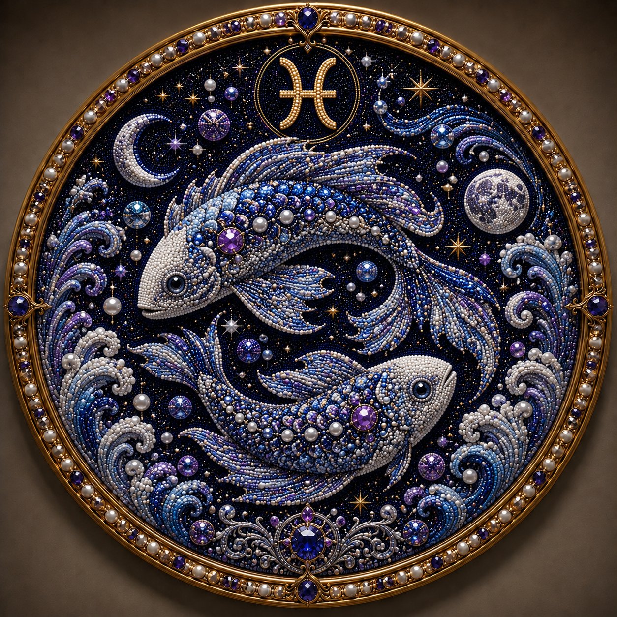 ♈ 12-Sign Zodiac Pearl Art DIY Kit – Create Your Sparkling Sign UPSELL