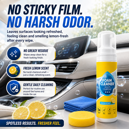 ⏳ FINAL 24 HOURS · 75% OFF🔥4-in-1 Multi-Enzyme Foam Cleaner – Deep Clean Car, Kitchen, Bathroom & Sofa UPSELL