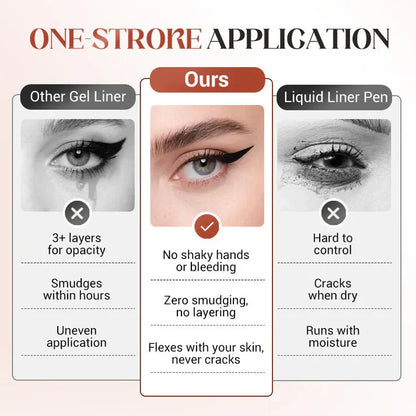 💞LAST DAY 75% OFF ✨Waterproof Beachproof Gel Liner