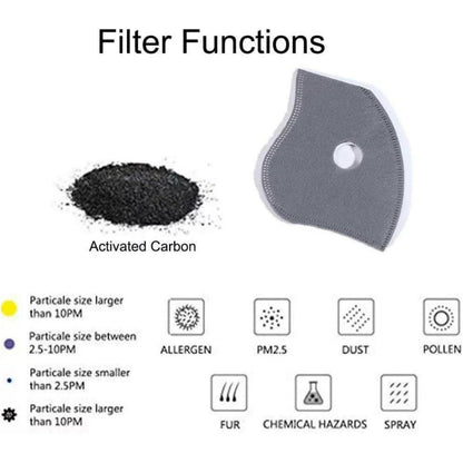 🔥LAST DAY 49% OFF - 💖Reusable Carbon Filter Dust Mask – Built for Active Lifestyles