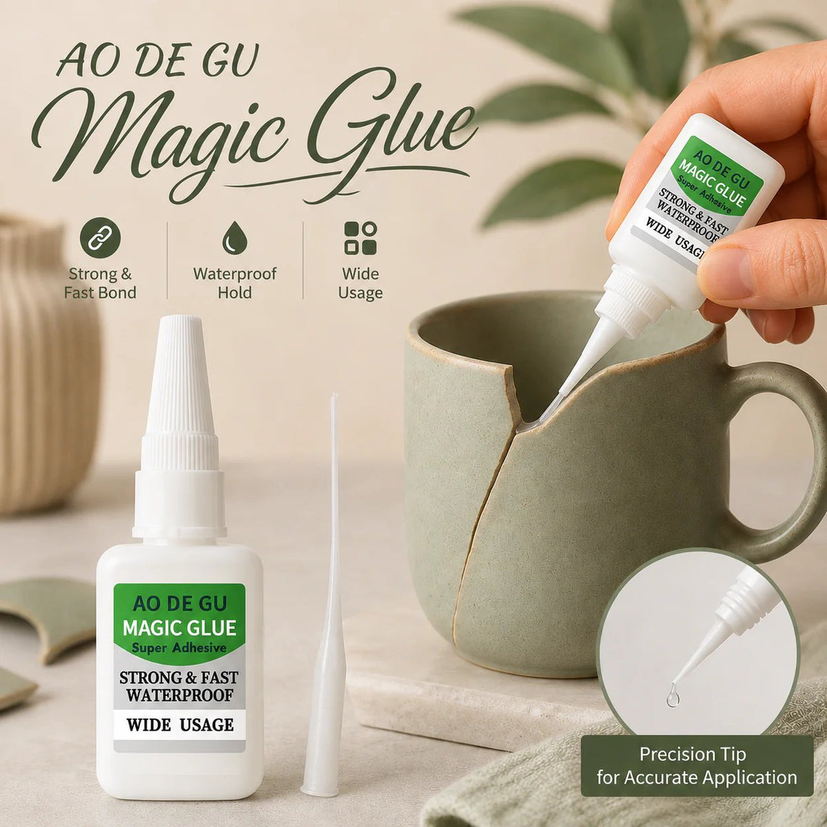 ⚡ Fast-Setting Super Glue Kit – 4 × 20mL Per Set