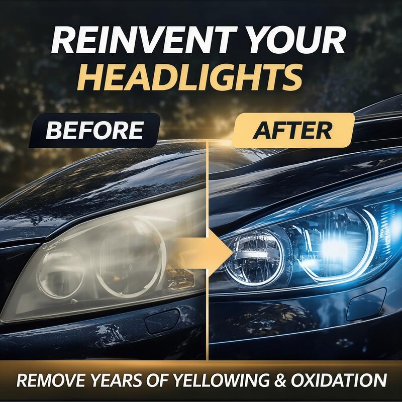 🚗LAST DAY 50% OFF ✨Orodira®Powerful Headlight Restoration Spray | Remove Yellowing & Oxidation Instantly